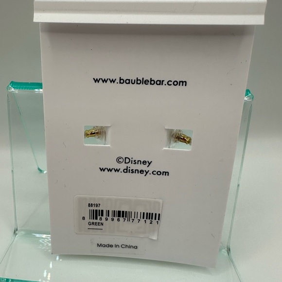 BaubleBar Disney Shamrock Minnie dangle earrings NWT - Picture 7 of 7